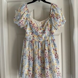 Altar’d State Dress with Puff Sleeves